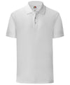 White - Iconic polo Polos Fruit of the Loom Plus Sizes, Polos & Casual, Raladeal - Recently Added, Rebrandable Schoolwear Centres