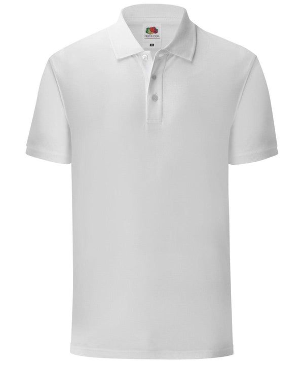White - Iconic polo Polos Fruit of the Loom Plus Sizes, Polos & Casual, Raladeal - Recently Added, Rebrandable Schoolwear Centres