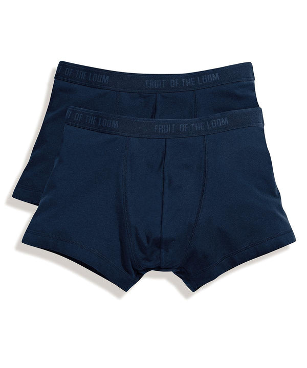 UnderwearNavy - Classic shorty 2-pack Boxers Fruit of the Loom Gifting & Accessories, Lounge & Underwear, Must Haves Schoolwear Centres