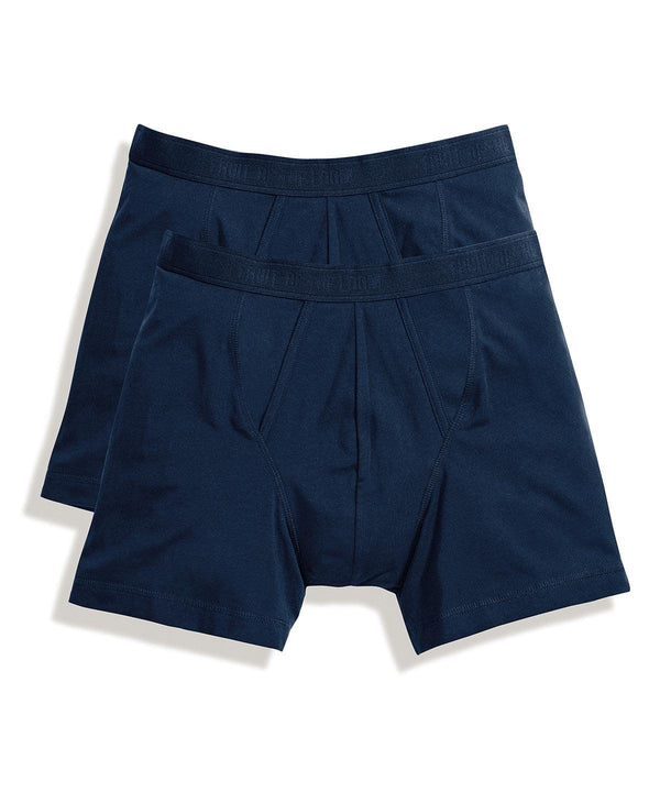UnderwearNavy - Classic boxer 2-pack Boxers Fruit of the Loom Gifting & Accessories, Lounge & Underwear, Must Haves Schoolwear Centres