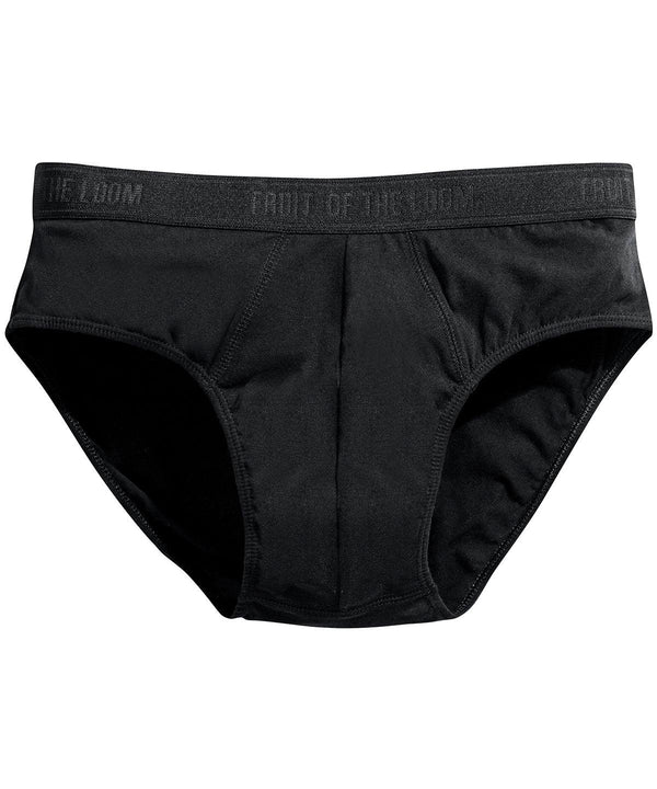 Black - Classic sport 2-pack Briefs Fruit of the Loom Gifting & Accessories, Lounge & Underwear Schoolwear Centres