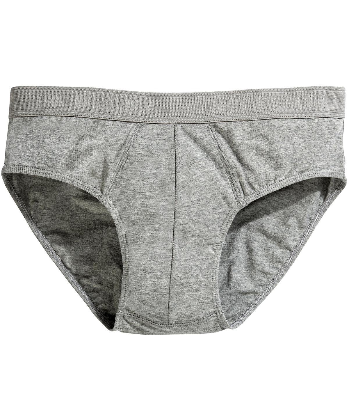 Light Grey Marl - Classic sport 2-pack Briefs Fruit of the Loom Gifting & Accessories, Lounge & Underwear Schoolwear Centres