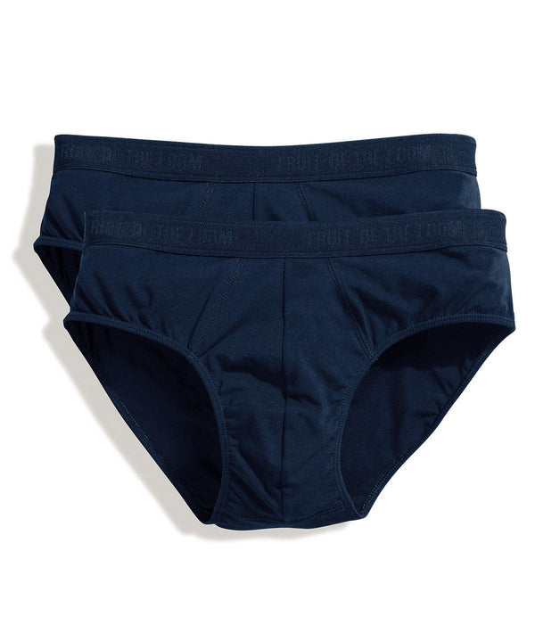 Underwear Navy - Classic sport 2-pack Briefs Fruit of the Loom Gifting & Accessories, Lounge & Underwear Schoolwear Centres
