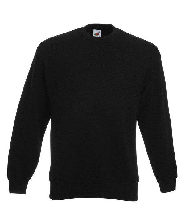 Black* - Premium 70/30 set-in sweatshirt Sweatshirts Fruit of the Loom Must Haves, New Sizes for 2023, Sweatshirts Schoolwear Centres