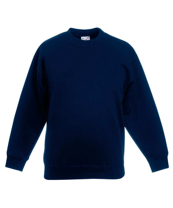 Deep Navy - Kids premium set-in sweatshirt Sweatshirts Fruit of the Loom Back to Education, Junior, Must Haves, Sweatshirts Schoolwear Centres