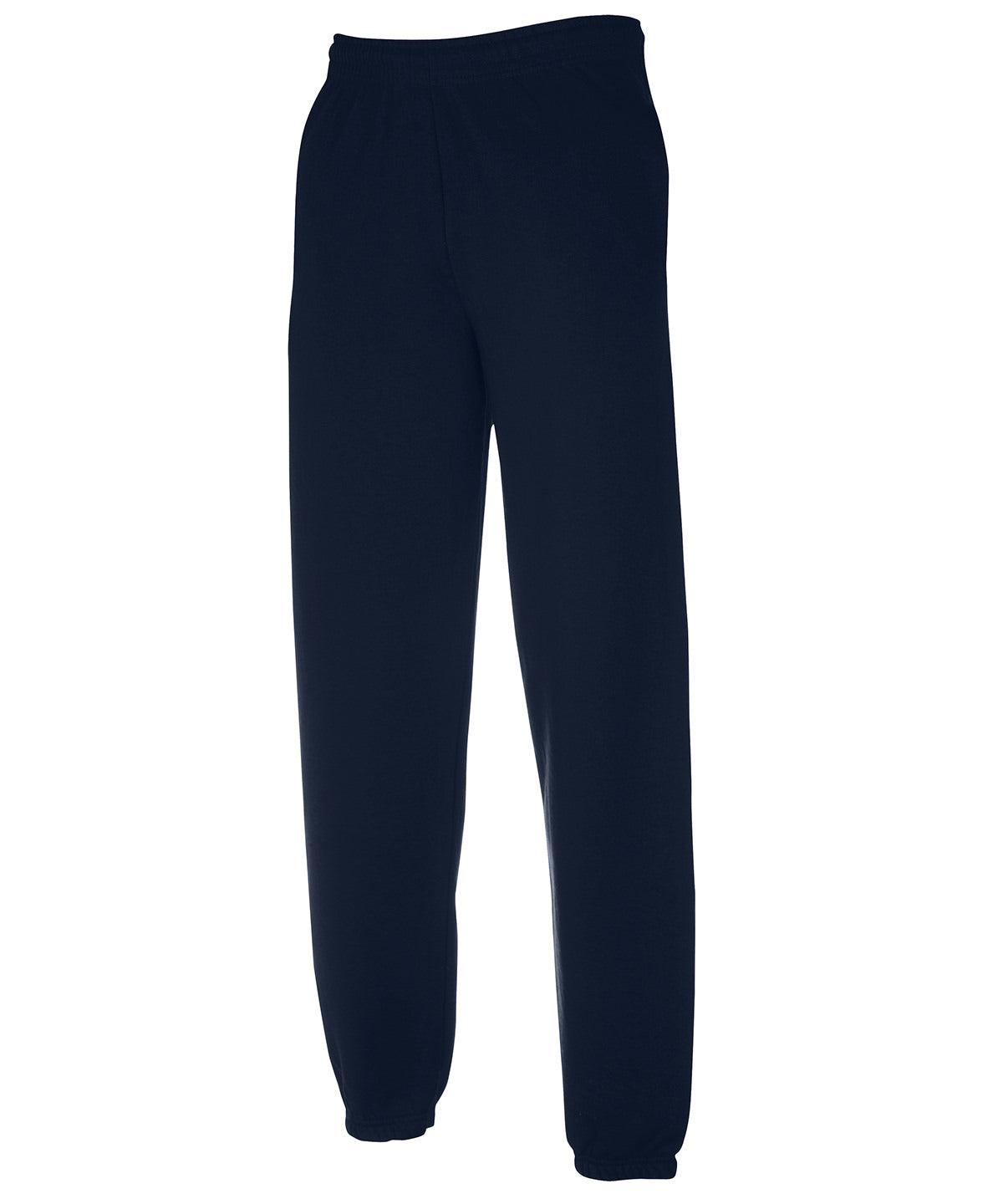 Deep Navy - Premium 70/30 elasticated sweatpants Sweatpants Fruit of the Loom Co-ords, Joggers, Must Haves, New Sizes for 2023 Schoolwear Centres