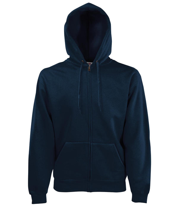 Deep Navy* - Premium 70/30 hooded sweatshirt jacket Hoodies Fruit of the Loom Hoodies, New Sizes for 2023 Schoolwear Centres