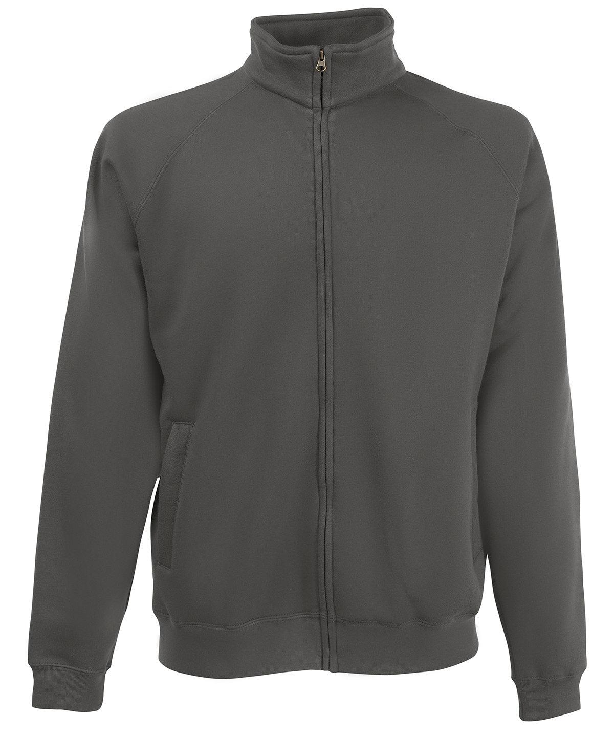 Light Graphite - Premium 70/30 sweatshirt jacket Sweatshirts Fruit of the Loom Jackets & Coats, Must Haves, Sweatshirts Schoolwear Centres