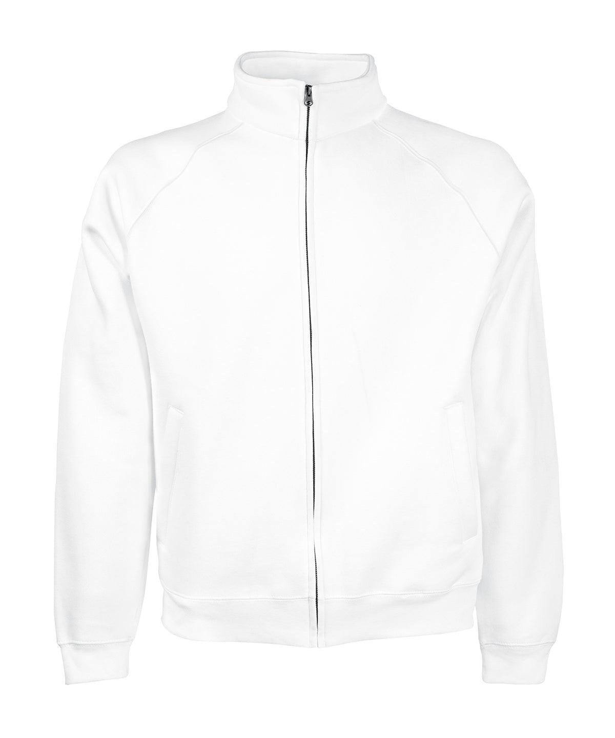 White - Premium 70/30 sweatshirt jacket Sweatshirts Fruit of the Loom Jackets & Coats, Must Haves, Sweatshirts Schoolwear Centres