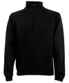 Black* - Premium 70/30 zip-neck sweatshirt Sweatshirts Fruit of the Loom Must Haves, New Sizes for 2023, Sweatshirts Schoolwear Centres