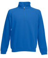 Royal Blue - Premium 70/30 zip-neck sweatshirt Sweatshirts Fruit of the Loom Must Haves, New Sizes for 2023, Sweatshirts Schoolwear Centres