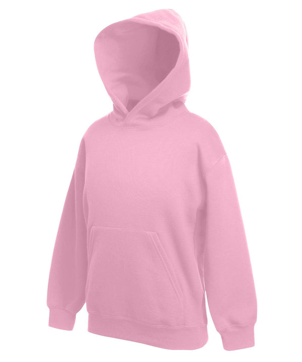 Light Pink - Kids premium hooded sweatshirt Hoodies Fruit of the Loom Hoodies, Junior, Must Haves Schoolwear Centres