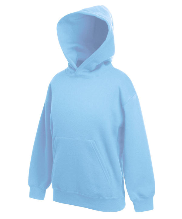 Sky Blue - Kids premium hooded sweatshirt Hoodies Fruit of the Loom Hoodies, Junior, Must Haves Schoolwear Centres