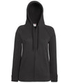 Light Graphite - Women's lightweight hooded sweatshirt jacket Hoodies Fruit of the Loom Hoodies, Raladeal - Recently Added, Women's Fashion Schoolwear Centres