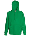 Kelly Green - Lightweight hooded sweatshirt Hoodies Fruit of the Loom Hoodies Schoolwear Centres