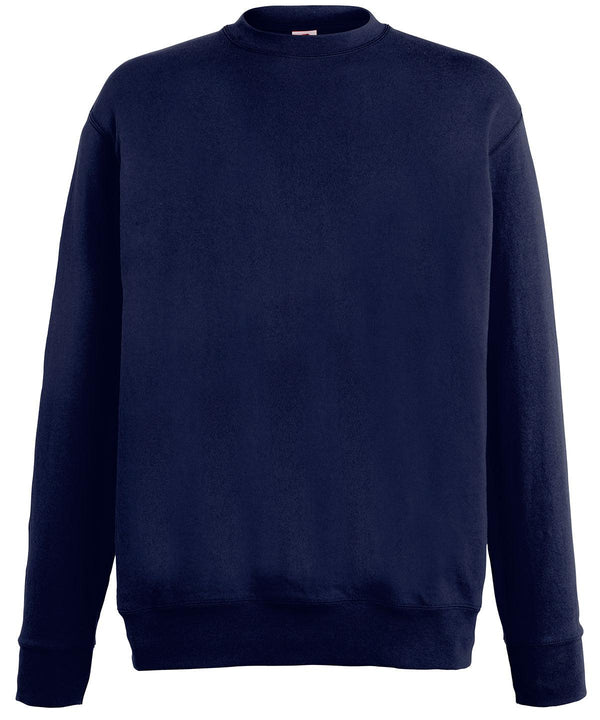 Deep Navy - Lightweight set-in sweatshirt Sweatshirts Fruit of the Loom Sweatshirts Schoolwear Centres