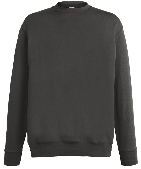 Light Graphite - Lightweight set-in sweatshirt Sweatshirts Fruit of the Loom Sweatshirts Schoolwear Centres