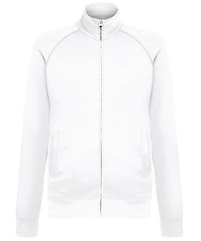 White - Lightweight sweatshirt jacket Sweatshirts Fruit of the Loom Raladeal - Recently Added, Sweatshirts Schoolwear Centres