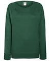 Bottle Green - Women's lightweight raglan sweatshirt Sweatshirts Fruit of the Loom Must Haves, Sweatshirts, Women's Fashion Schoolwear Centres