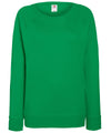 Kelly Green - Women's lightweight raglan sweatshirt Sweatshirts Fruit of the Loom Must Haves, Sweatshirts, Women's Fashion Schoolwear Centres