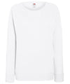 White - Women's lightweight raglan sweatshirt Sweatshirts Fruit of the Loom Must Haves, Sweatshirts, Women's Fashion Schoolwear Centres