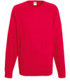 Red - Lightweight raglan sweatshirt Sweatshirts Fruit of the Loom Must Haves, Sweatshirts Schoolwear Centres