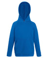 Royal Blue - Kids lightweight hooded sweatshirt Hoodies Fruit of the Loom Hoodies, Junior, Must Haves Schoolwear Centres