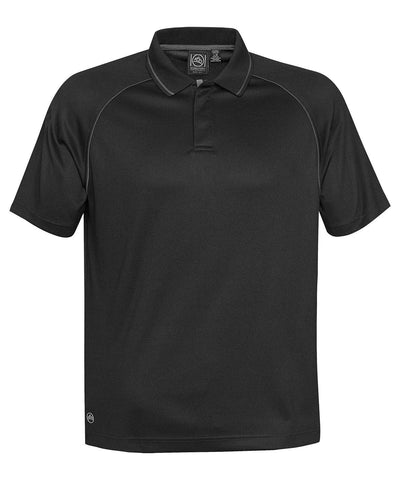 Black - Tritium performance polo Polos Stormtech Activewear & Performance, Polos & Casual Schoolwear Centres