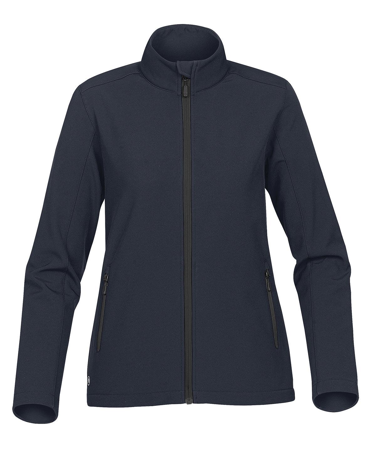 Navy/Carbon - Women's Orbiter softshell jacket | Schoolwear Centres