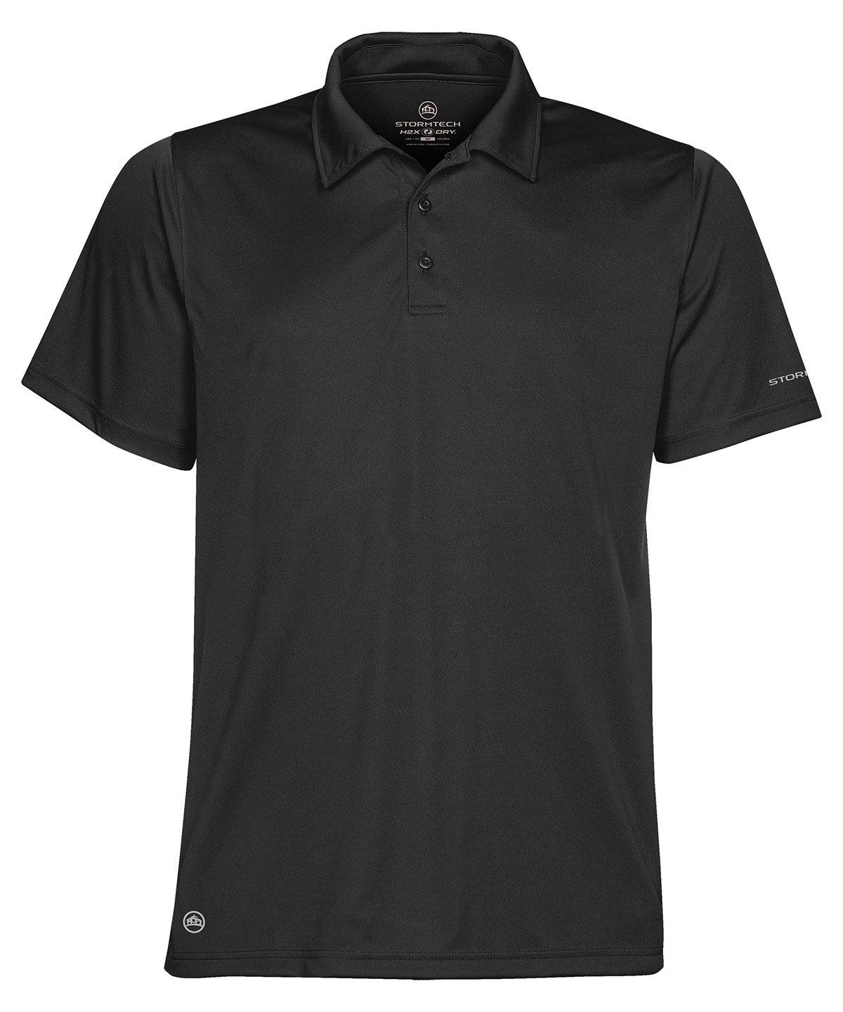 Black - Sports performance polo Polos Stormtech Activewear & Performance, Must Haves, Polos & Casual Schoolwear Centres