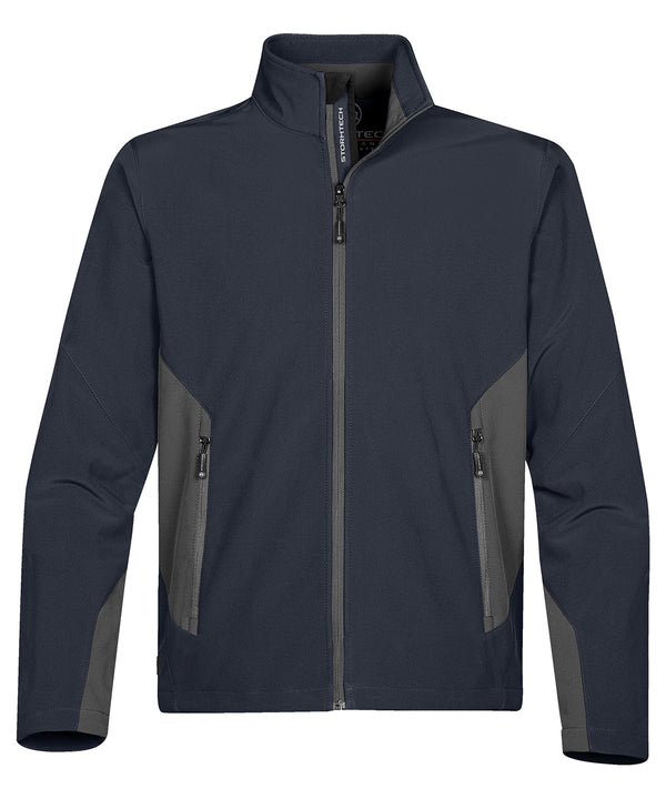 Navy/Granite - Pulse softshell Jackets Stormtech Jackets & Coats, Softshells Schoolwear Centres