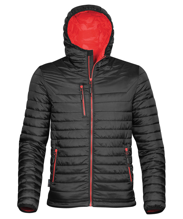Black/True Red - Gravity thermal shell Jackets Stormtech Jackets & Coats, Must Haves, Padded & Insulation, Padded Perfection Schoolwear Centres