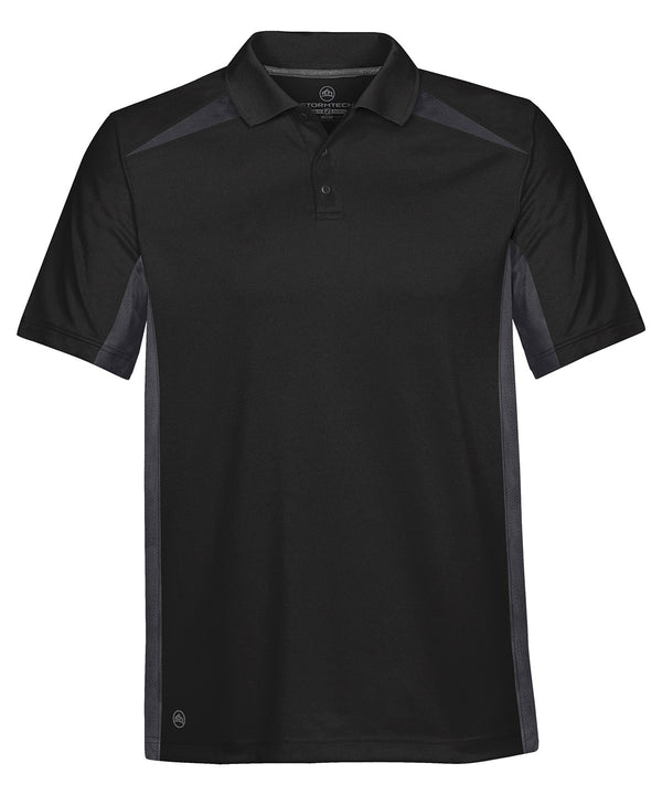 Black/Graphite - Two-tone polo Polos Stormtech Activewear & Performance, Polos & Casual, Raladeal - Recently Added Schoolwear Centres