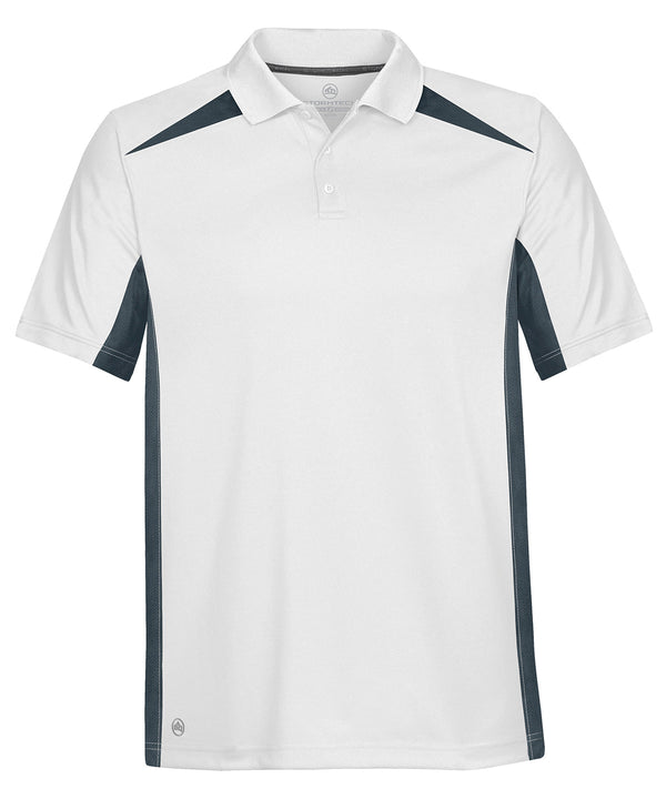 White/Navy - Two-tone polo Polos Stormtech Activewear & Performance, Polos & Casual, Raladeal - Recently Added Schoolwear Centres