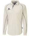 White/Navy trim - Premier shirt long sleeve Polos Last Chance to Buy Sports & Leisure Schoolwear Centres