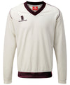 White/Maroon trim - Fleece-lined sweater Sweatshirts Last Chance to Buy Sports & Leisure Schoolwear Centres