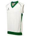 White/Green Trim - Curve sleeveless sweater - junior Sweatshirts Last Chance to Buy Junior, Sports & Leisure Schoolwear Centres