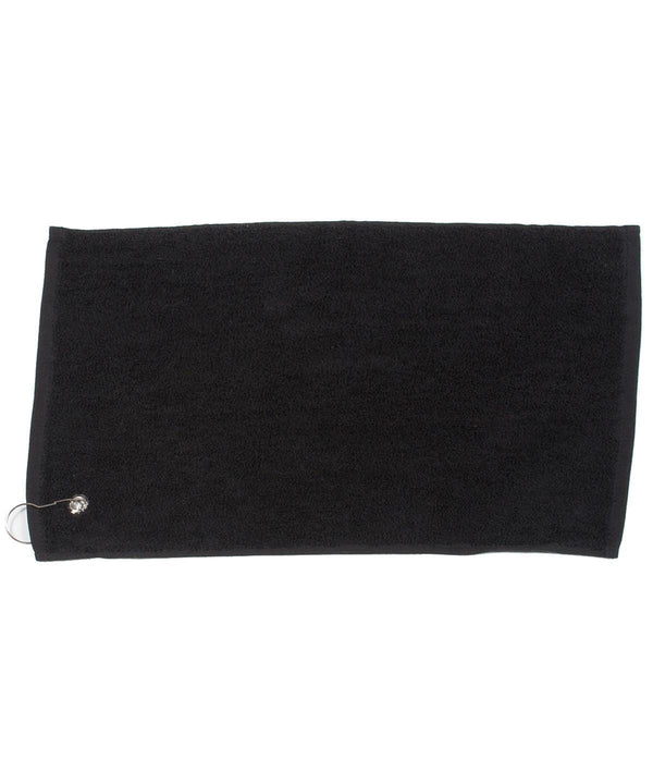 Black - Luxury range golf towel Towels Towel City Gifting & Accessories, Homewares & Towelling, Must Haves, Raladeal - Recently Added Schoolwear Centres