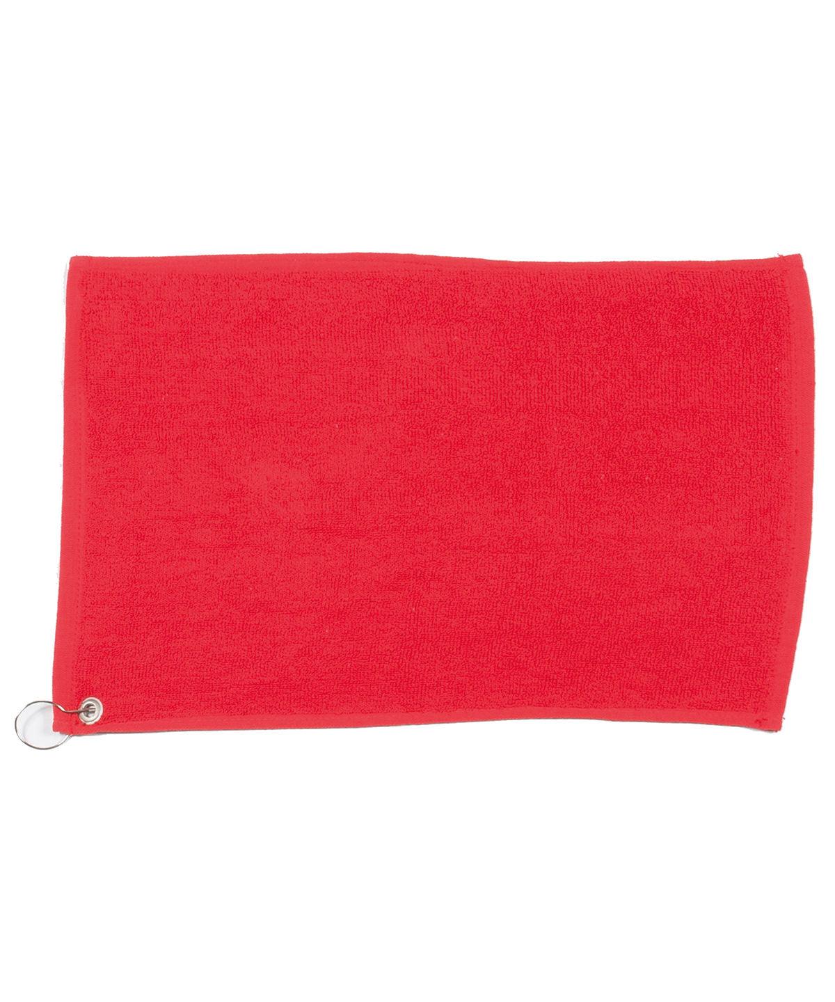 Red - Luxury range golf towel Towels Towel City Gifting & Accessories, Homewares & Towelling, Must Haves, Raladeal - Recently Added Schoolwear Centres