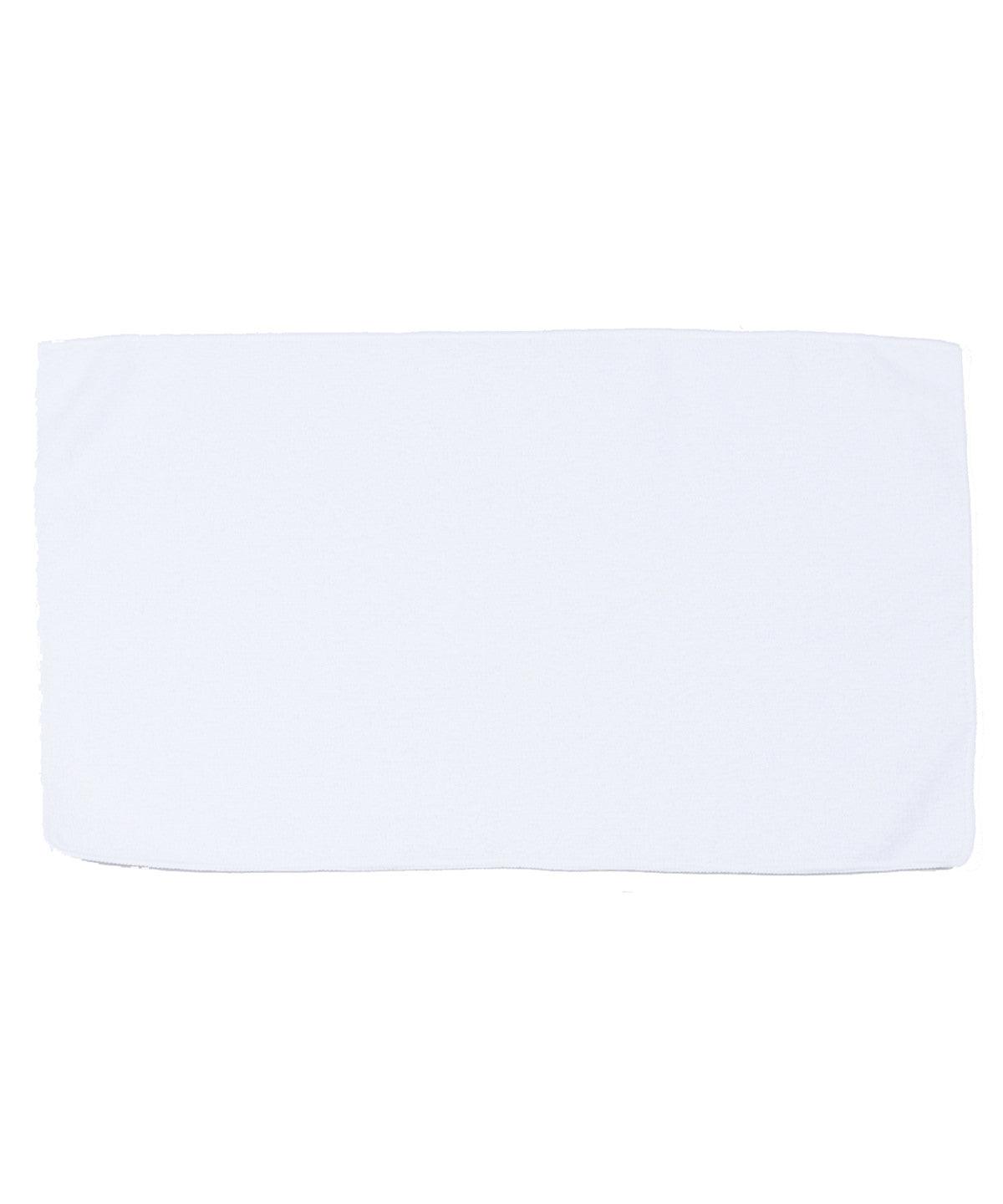 White - Microfibre guest towel Towels Towel City Gifting & Accessories, Homewares & Towelling, Raladeal - Recently Added, Sublimation Schoolwear Centres