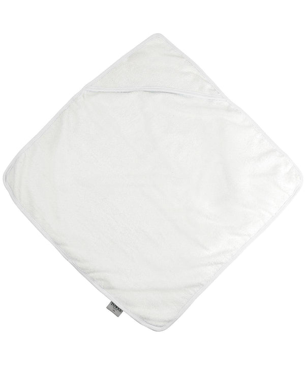 White/White - Babies' hooded towel Towels Towel City Gifting & Accessories, Homewares & Towelling Schoolwear Centres