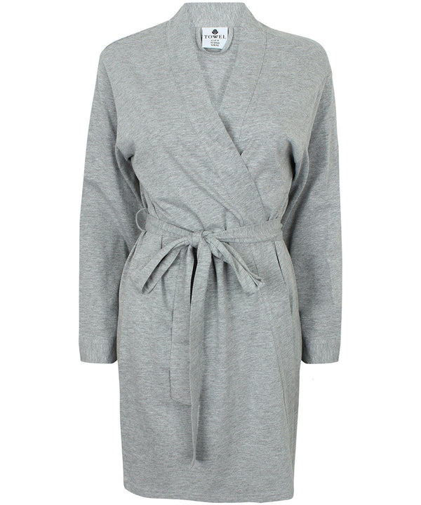 Heather Grey - Women's wrap robe Robes Towel City Gifting & Accessories, Homewares & Towelling, Lounge & Underwear, Must Haves, New Sizes for 2022 Schoolwear Centres