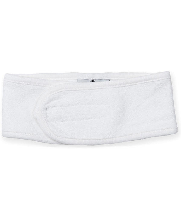 White - Beauty hairband Headbands Towel City Gifting & Accessories, Homewares & Towelling Schoolwear Centres