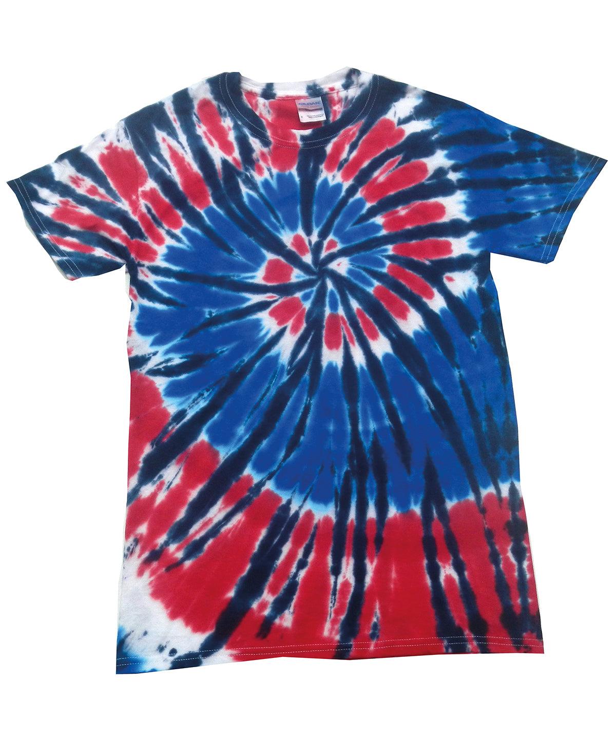 Independence - Kids tie-dye T T-Shirts Colortone Holiday Season, Hyperbrights and Neons, Junior, Must Haves, T-Shirts & Vests Schoolwear Centres