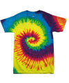 Rainbow - Kids tie-dye T T-Shirts Colortone Holiday Season, Hyperbrights and Neons, Junior, Must Haves, T-Shirts & Vests Schoolwear Centres