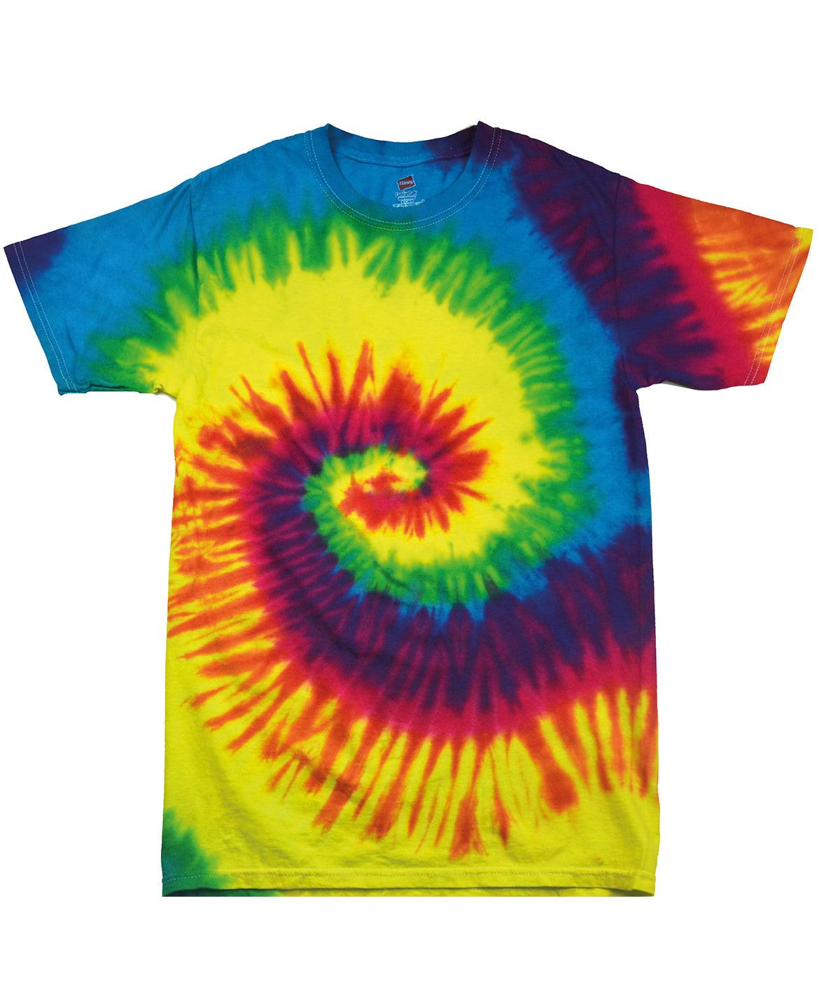 Rainbow - Tie-dye shirt T-Shirts Colortone Festival, Holiday Season, Hyperbrights and Neons, Must Haves, Pastels and Tie Dye, T-Shirts & Vests Schoolwear Centres