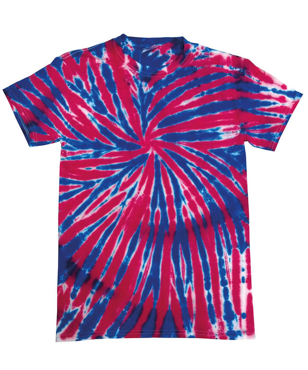 Union Jack - Tie-dye shirt T-Shirts Colortone Festival, Holiday Season, Hyperbrights and Neons, Must Haves, Pastels and Tie Dye, T-Shirts & Vests Schoolwear Centres