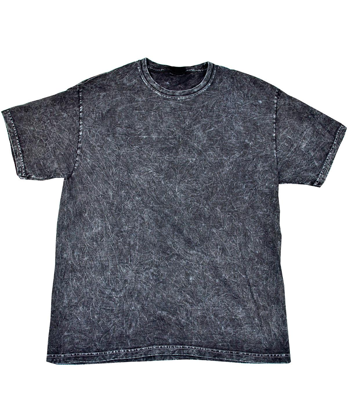 Black - Mineral wash T T-Shirts Colortone T-Shirts & Vests Schoolwear Centres