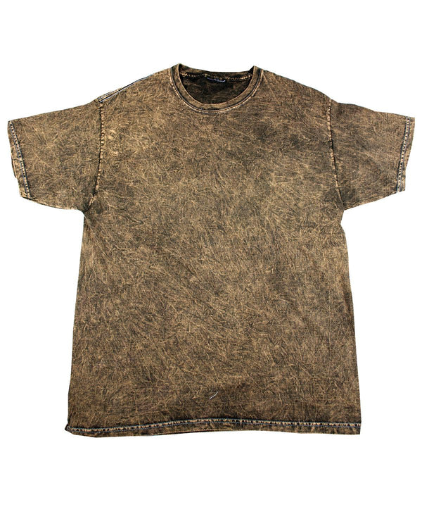 Brown - Mineral wash T T-Shirts Colortone T-Shirts & Vests Schoolwear Centres