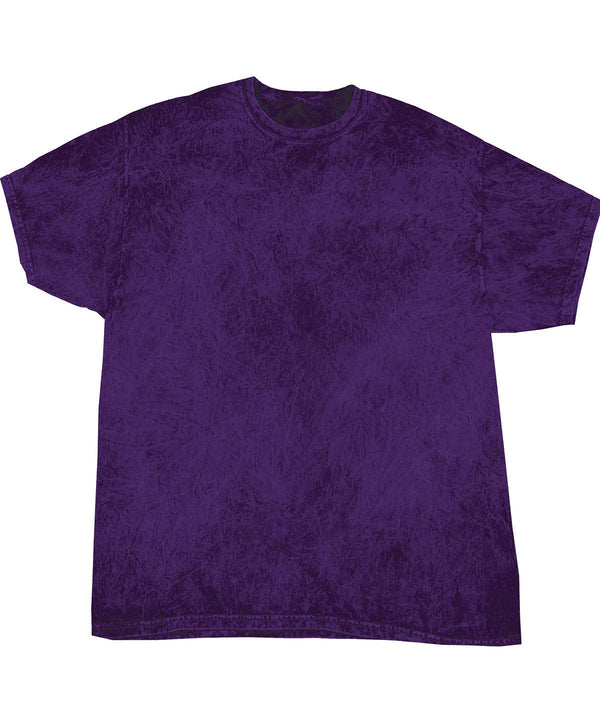 Purple - Mineral wash T T-Shirts Colortone T-Shirts & Vests Schoolwear Centres